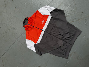 Dreamers Club Sports track top - Orange/grey