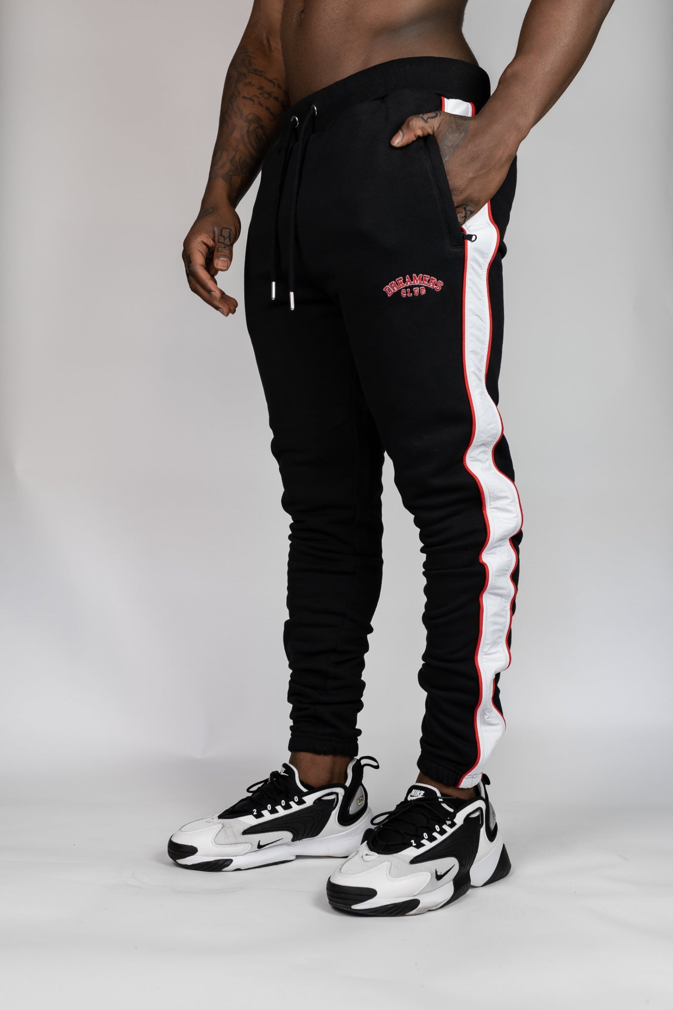 Dreamersclub Red/black joggers