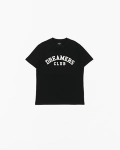 DREAMERS CLUB T-SHIRT - BIG LOGO - BLACK