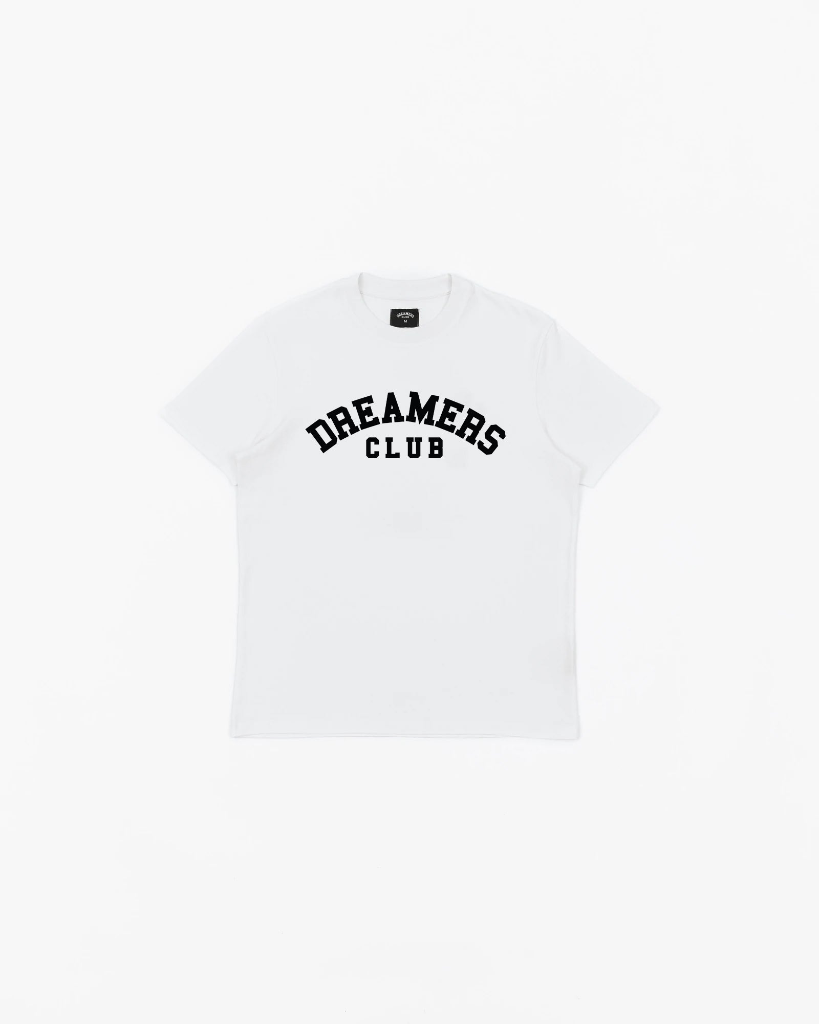 DREAMERS CLUB T-SHIRT - BIG LOGO - WHITE