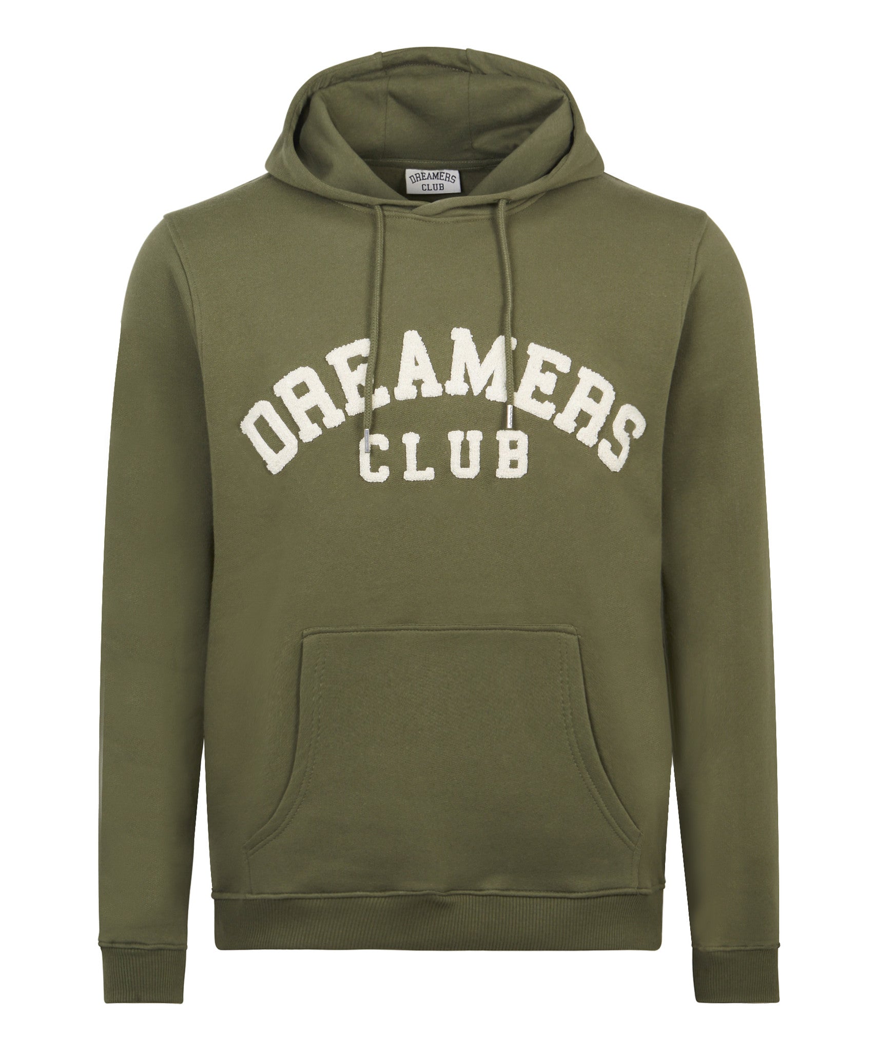 Dreamers Club - Chenilled Pull over hood, Olive