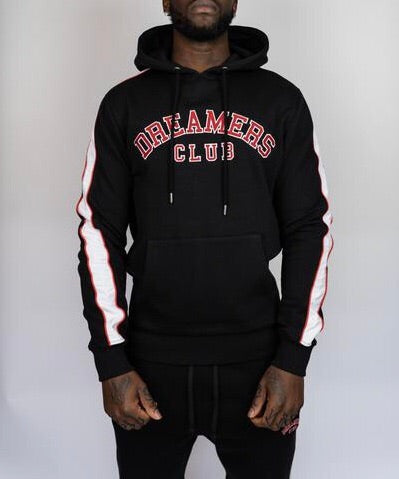 Dreamers Club Red/black hooded sweater