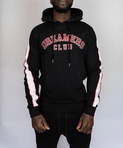 Dreamers Club Red/black hooded sweater